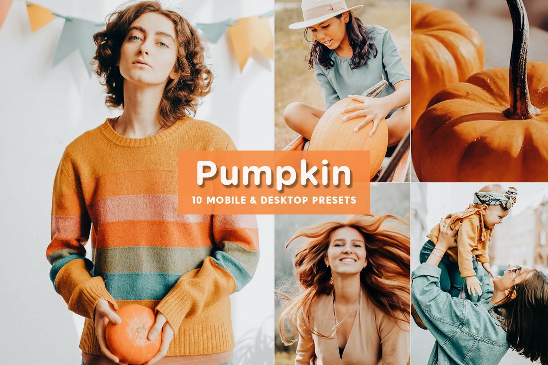 10款 PUMPKIN mobile & desktop Lightroom PRESETS