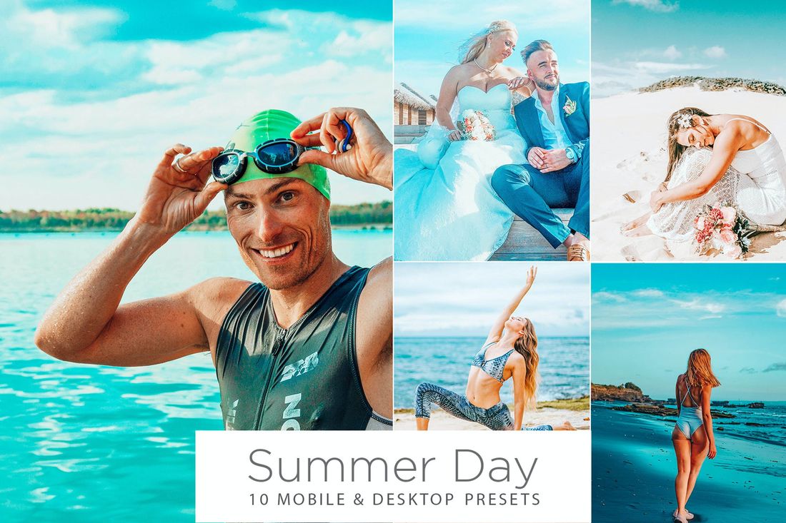 10款 Summer Day Presets Mobile & Desktop Lightroom