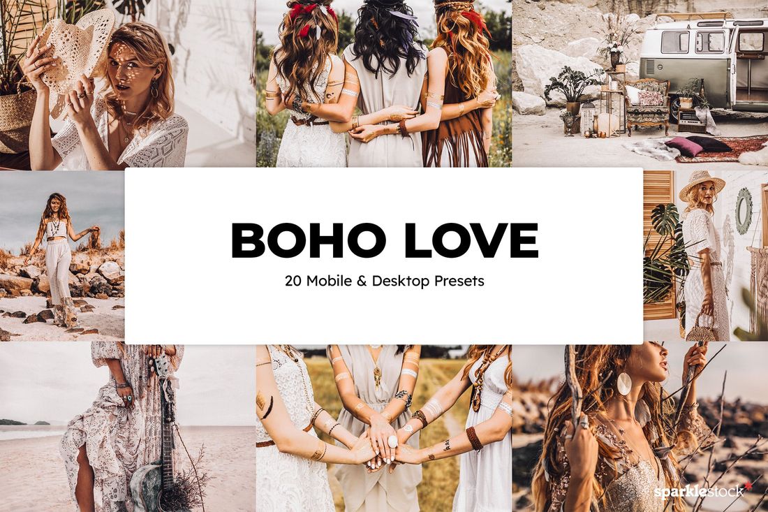 20款 Boho Love Lightroom Presets & LUTs