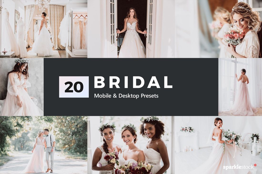 20款 Bridal Lightroom Presets & LUTs