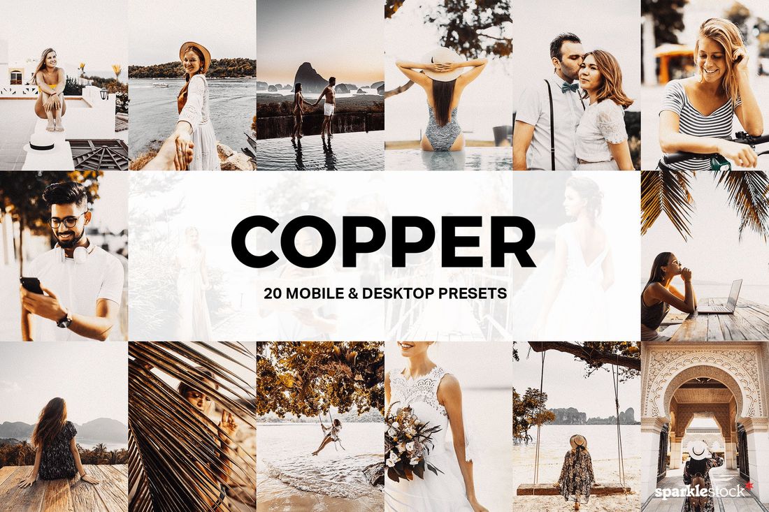 20款 Copper Lightroom Presets and LUTs