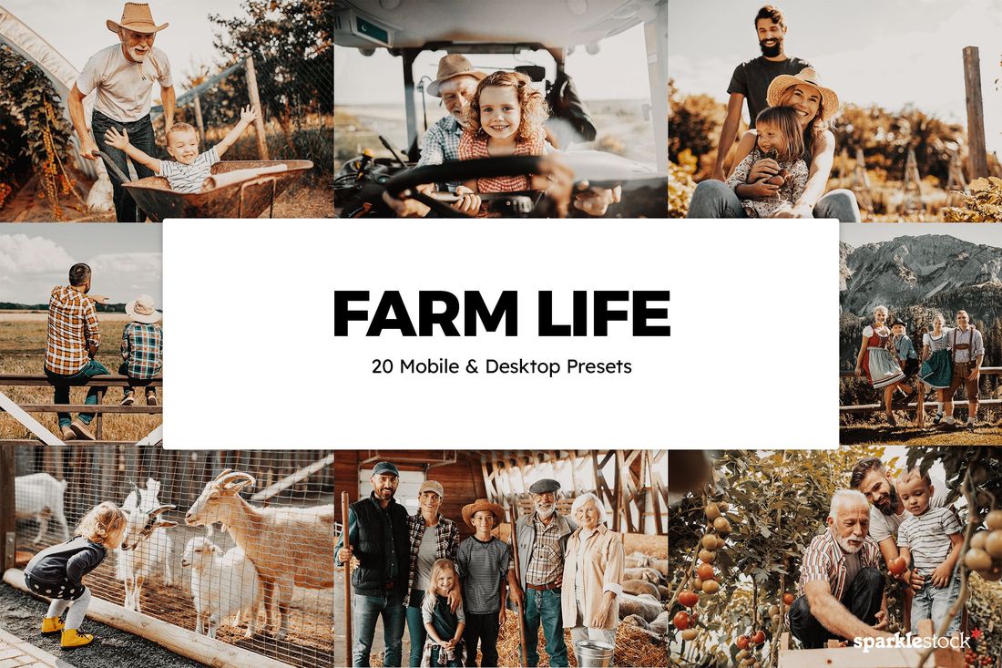 20款 Farm Life Lightroom Presets & LUTs
