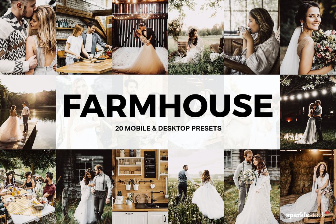 20款 Farmhouse Lightroom Presets and LUTs