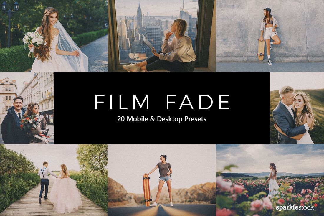 20款 Film Fade Lightroom Presets & LUTs