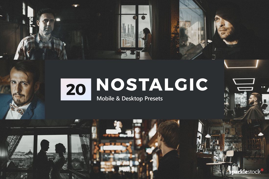 20款 Nostalgic Lightroom Presets & LUTs