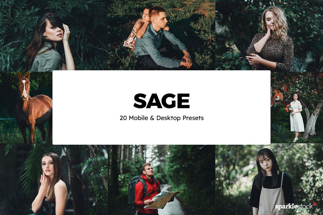 20款 Sage Lightroom Presets & LUTs
