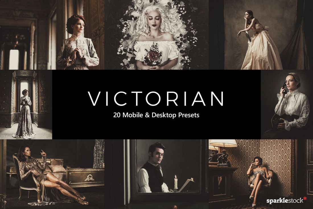 20款 Victorian Lightroom Presets & LUTs
