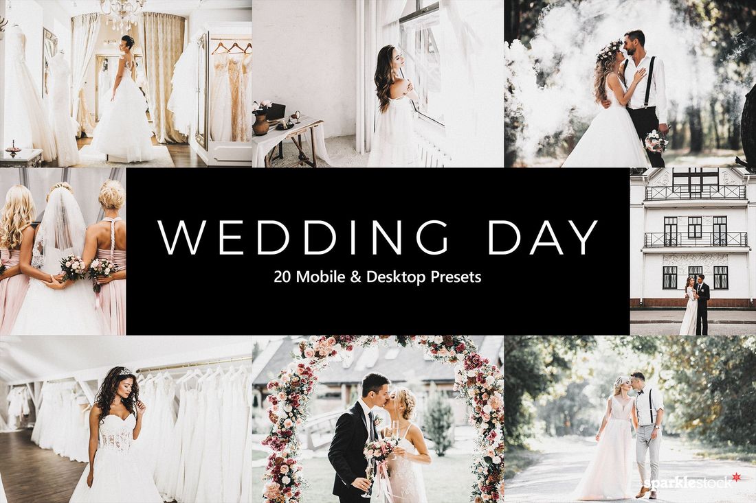 20款 Wedding Day Lightroom Presets & LUTs