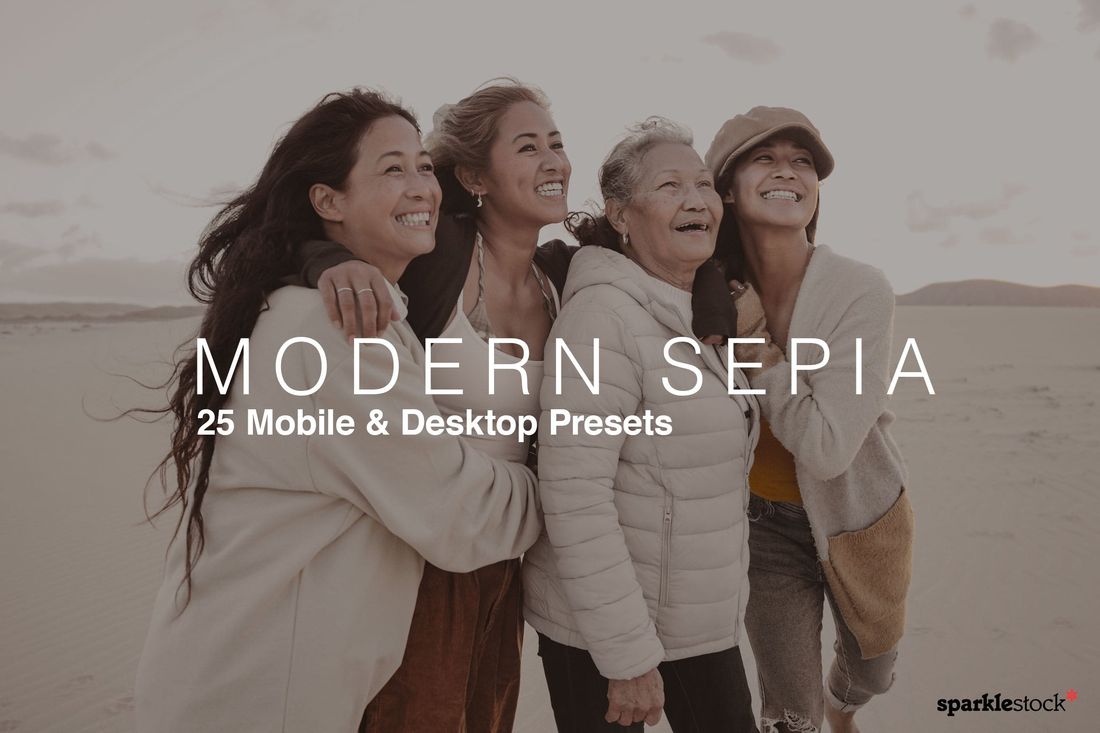 25款 Modern Sepia Lightroom Presets and LUTs