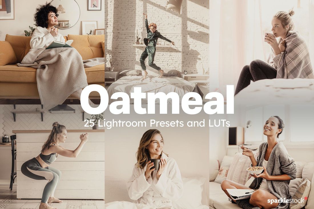 25款 Oatmeal Lightroom Presets and LUTs