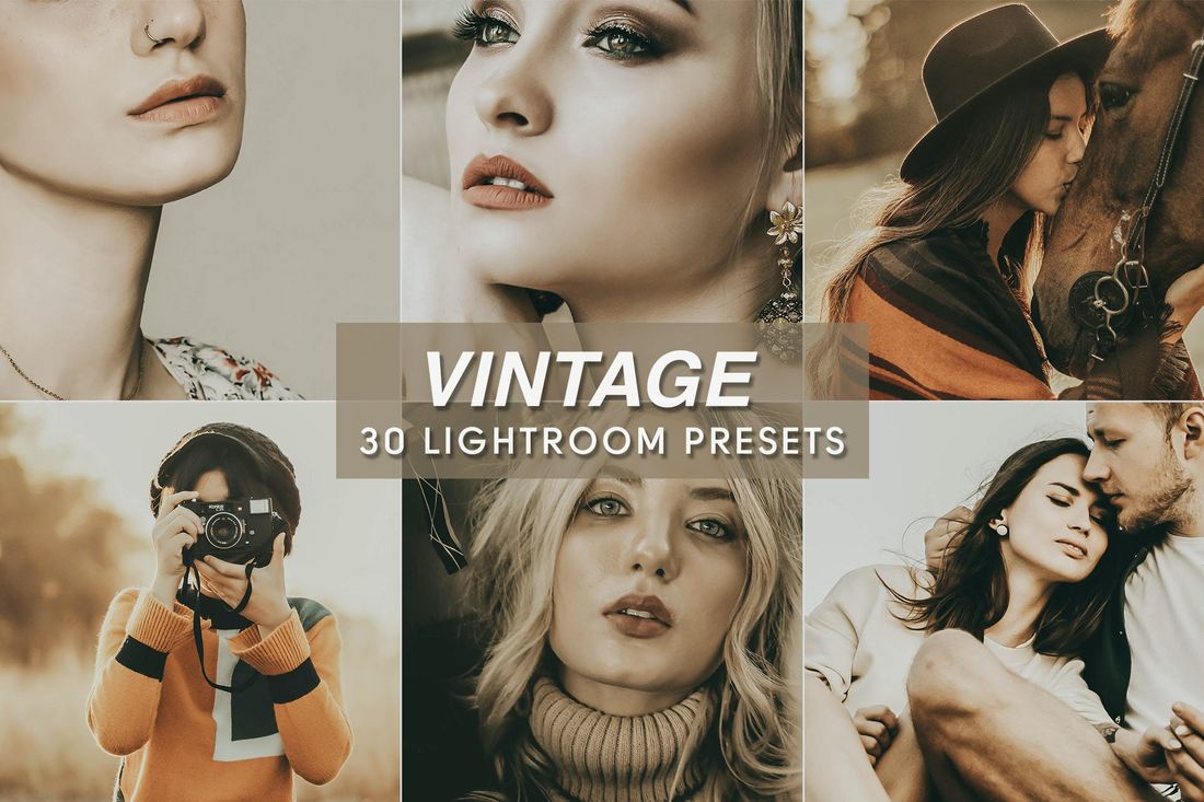 30款 VINTAGE Presets Lightroom Mobile & Desktop
