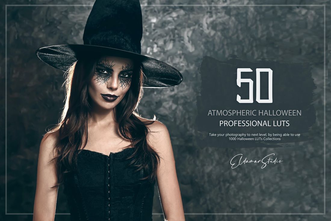 50款 Atmospheric Halloween LUTs and Presets Pack