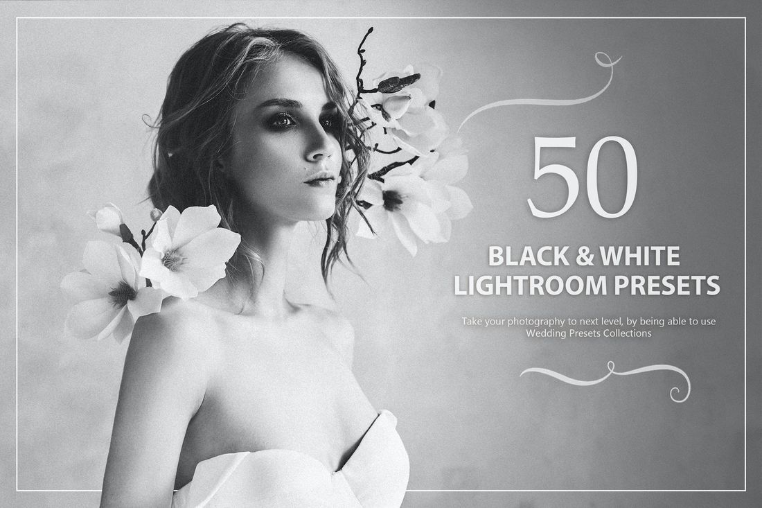 50款 Black & White Wedding Lightroom Presets