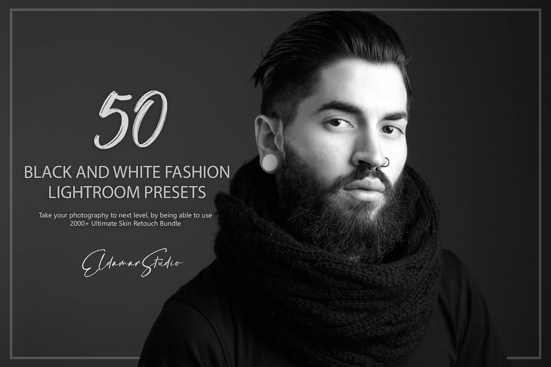 50款 Black and White Fashion Lightroom Presets