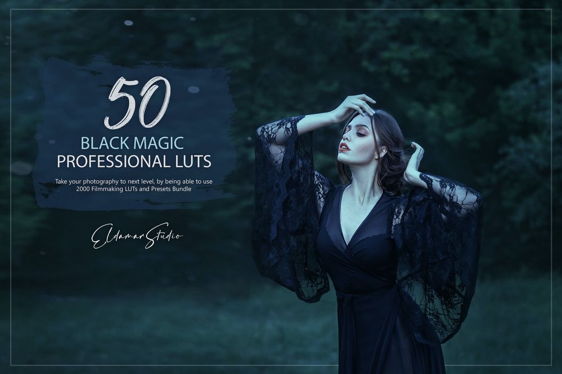 50款 Black Magic LUTs and Presets Pack