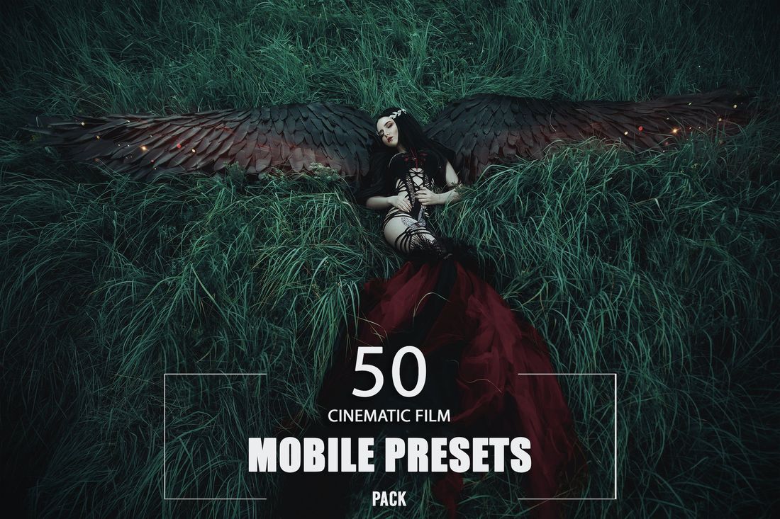 50款 Cinematic Film Mobile Presets Pack