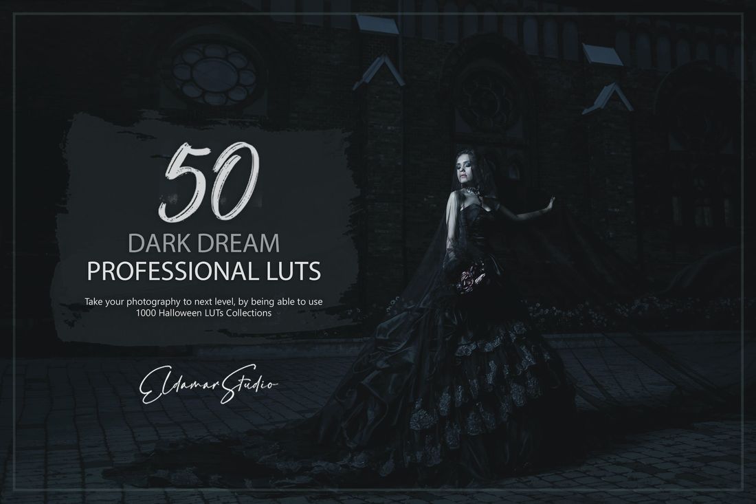 50款 Dark Dream LUTs and Presets Pack