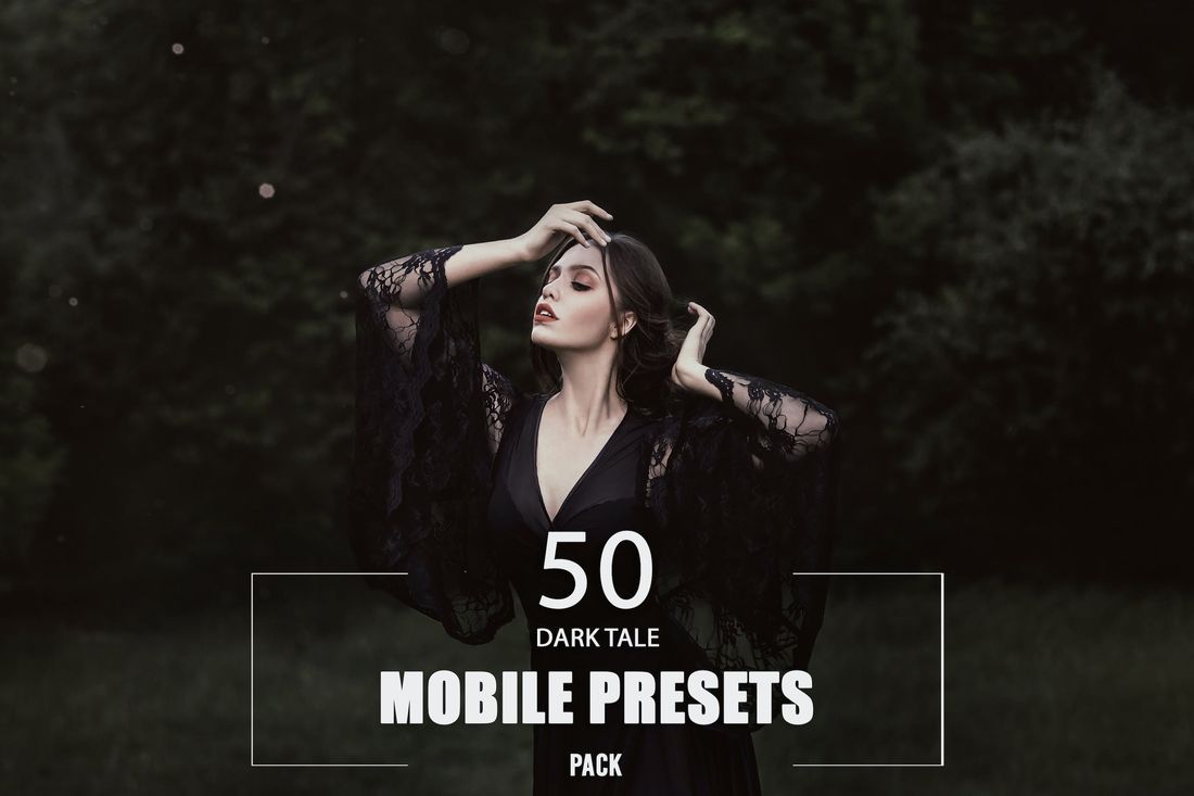 50款 Dark Tale Mobile Presets Pack