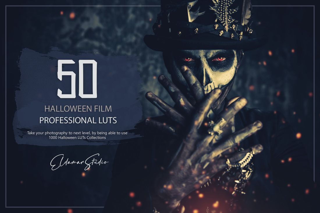 50款 Halloween Film LUTs and Presets Pack