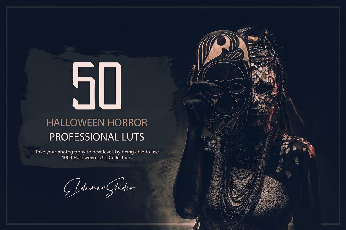 50款 Halloween Horror LUTs and Presets Pack
