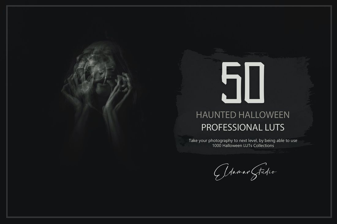 50款 Haunted Halloween LUTs and Presets Pack