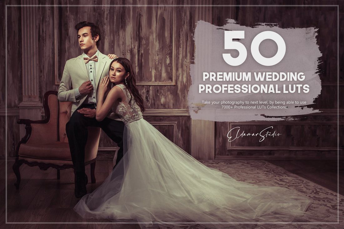 50款 Premium Wedding LUTs Pack
