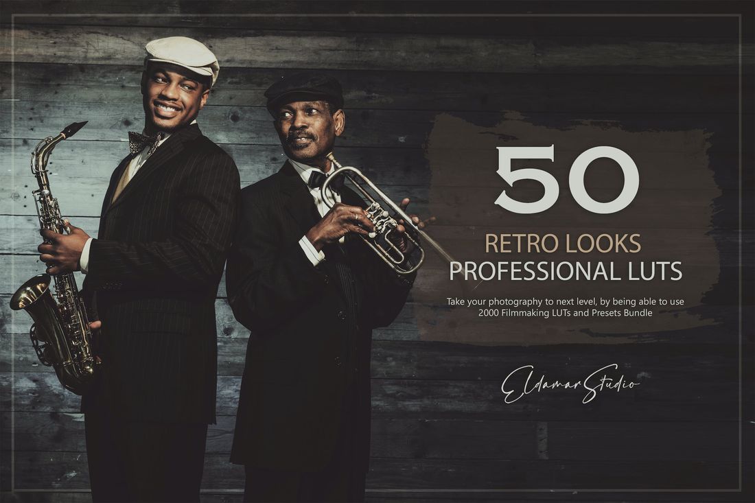 50款 Retro Looks LUTs and Presets Pack