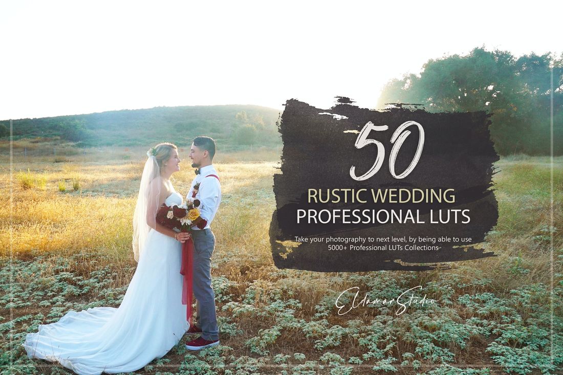 50款 Rustic Wedding LUTs Pack