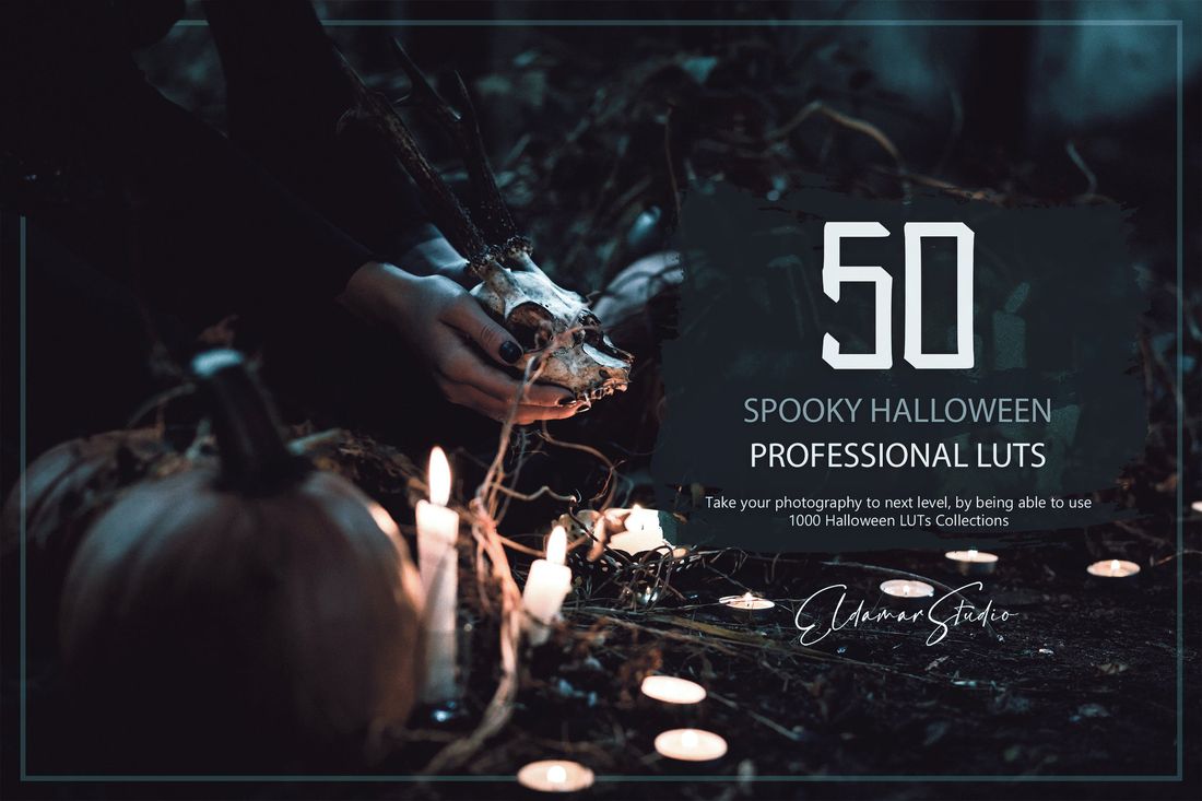 50款 Spooky Halloween LUTs and Presets Pack