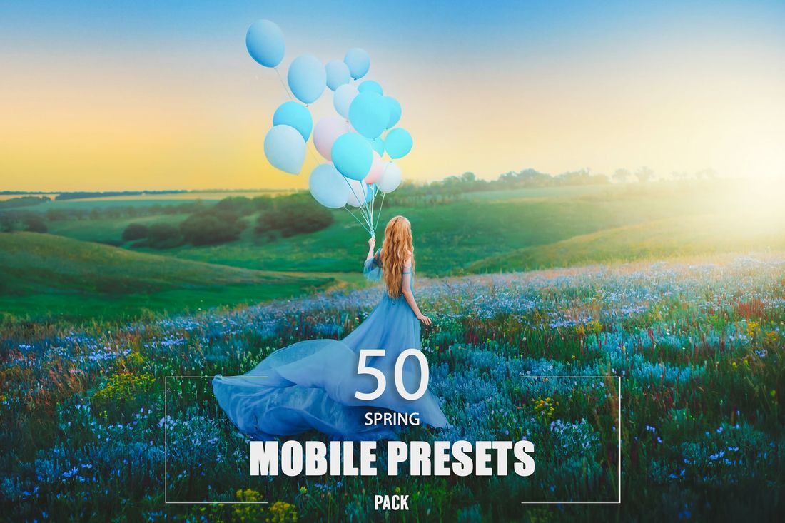 50款 Spring Mobile Presets Pack