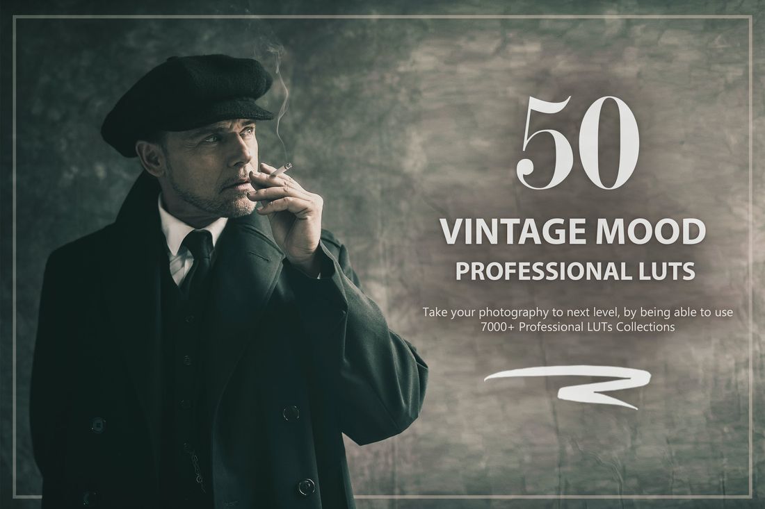 50款 Vintage Mood LUTs and Prsets Pack