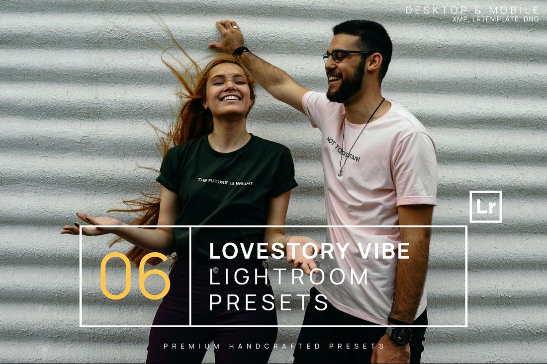 6款 Lovestory Vibe Lightroom Presets Mobile