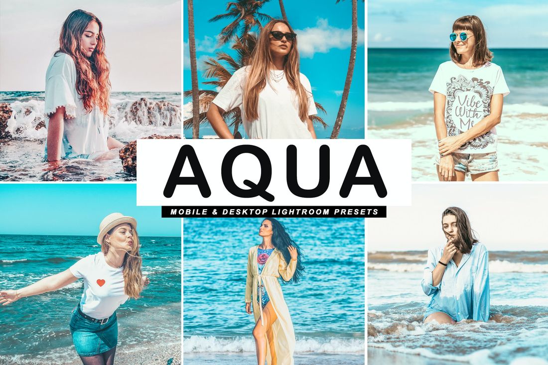Aqua Mobile & Desktop Lightroom Presets