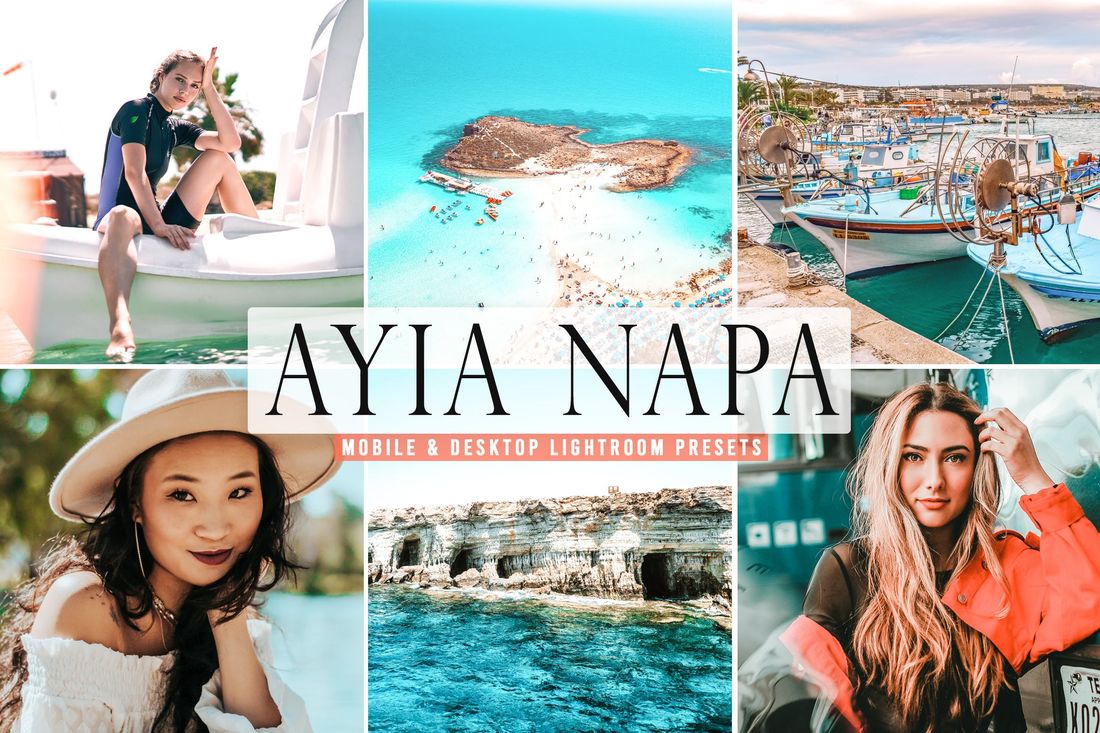 Ayia Napa Mobile & Desktop Lightroom Presets