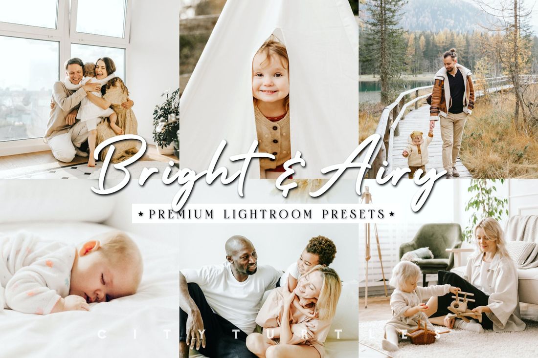 BRIGHT & AIRY Natural Lightroom Presets