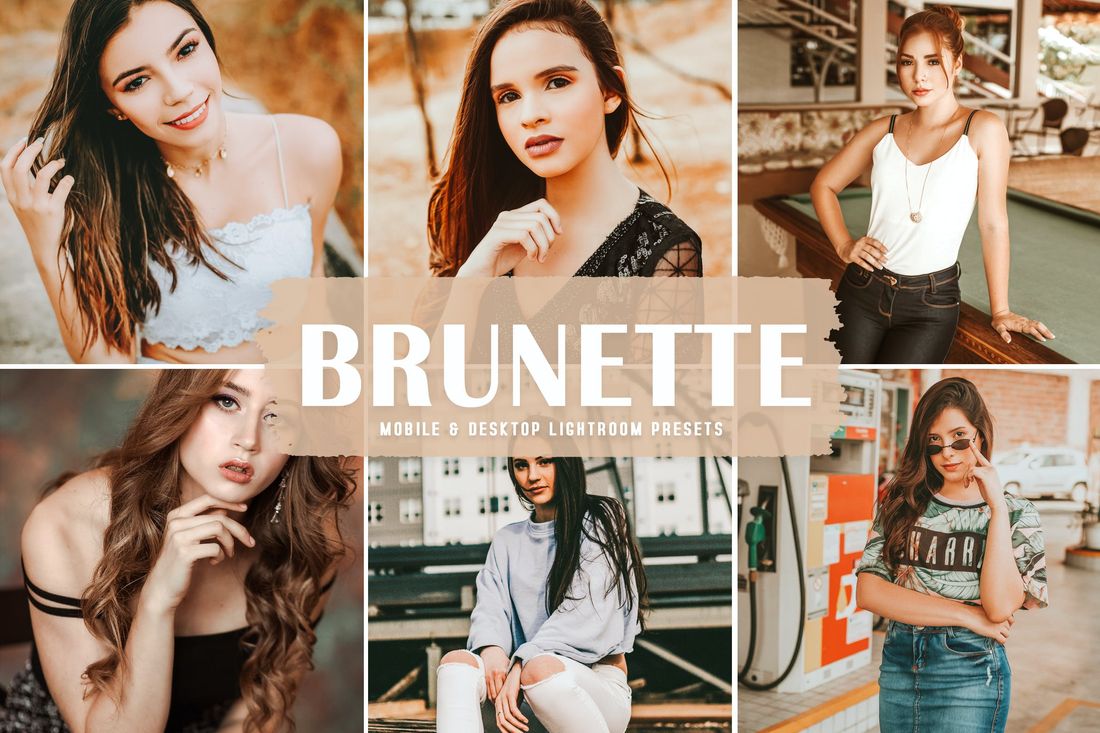 Brunette Mobile & Desktop Lightroom Presets