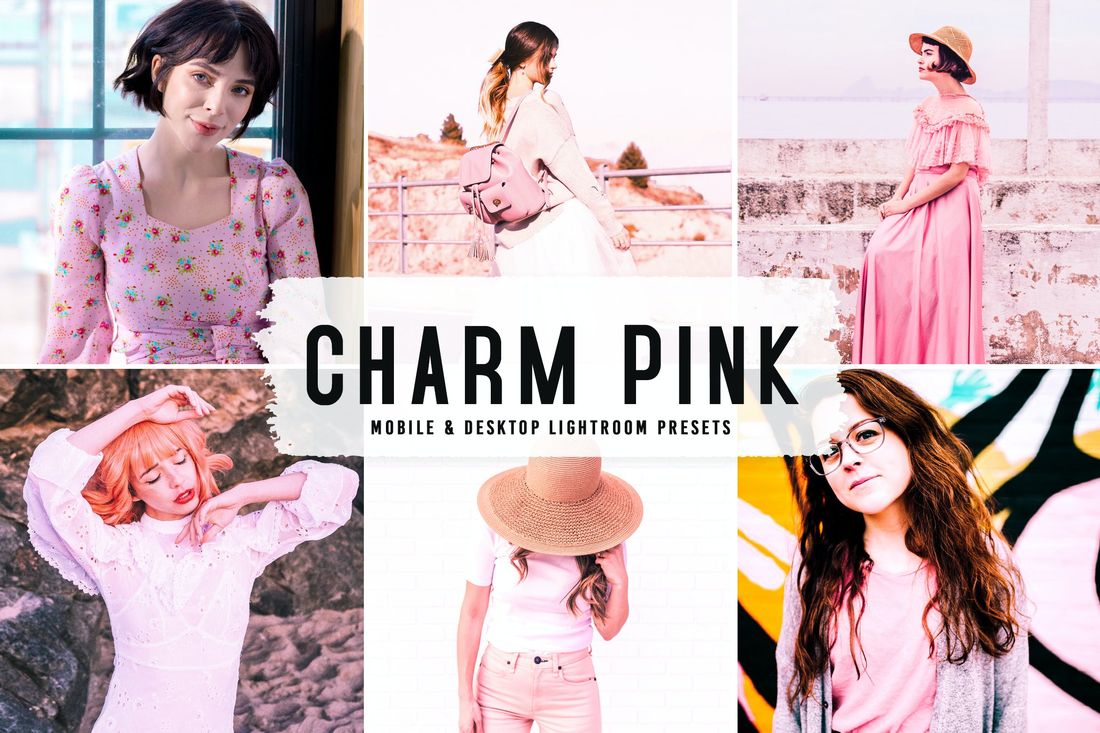 Charm Pink Mobile & Desktop Lightroom Presets