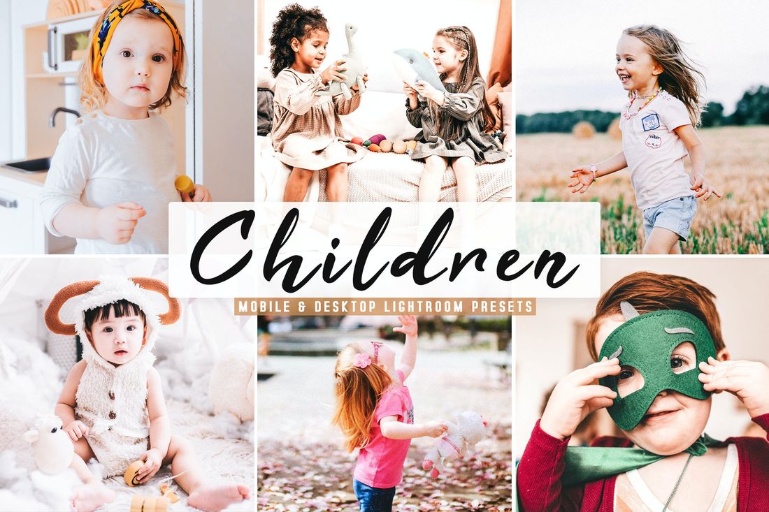 Children Mobile & Desktop Lightroom Presets