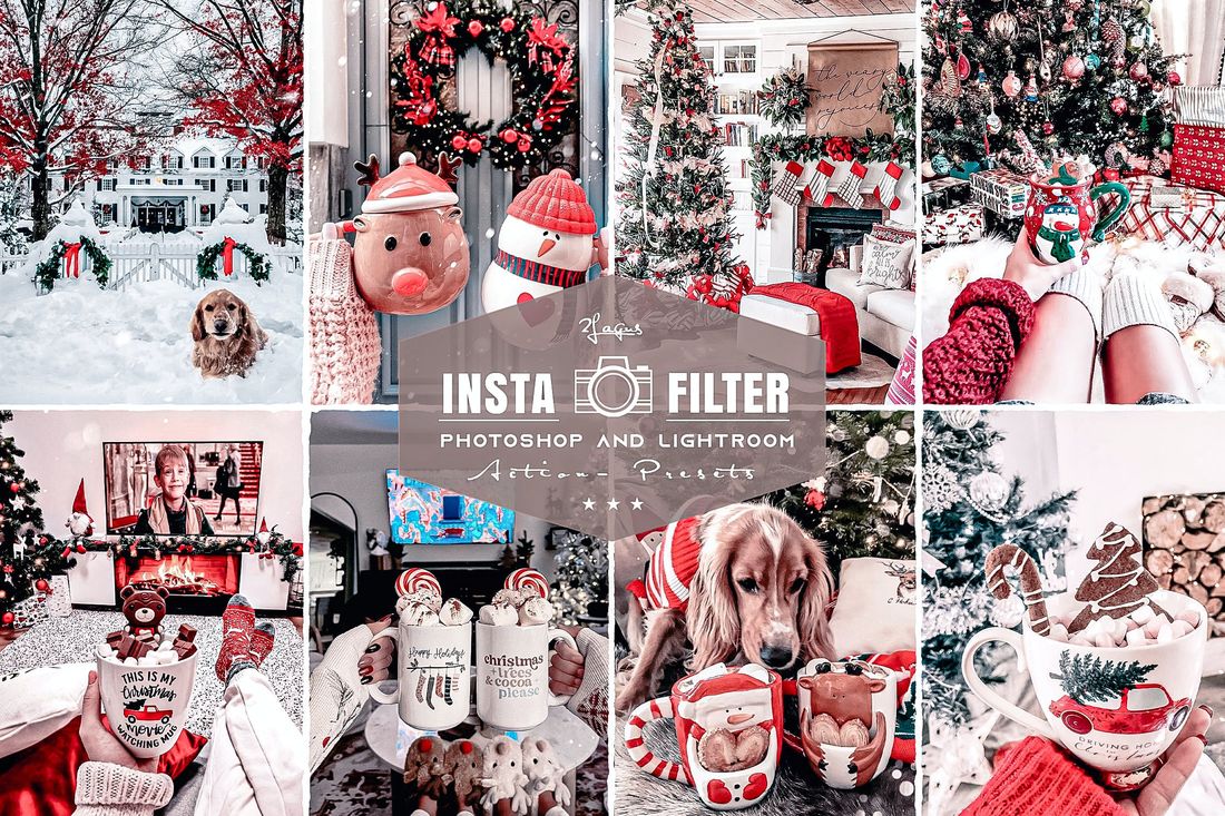 Christmas Photoshop Actions & Lightroom Presets