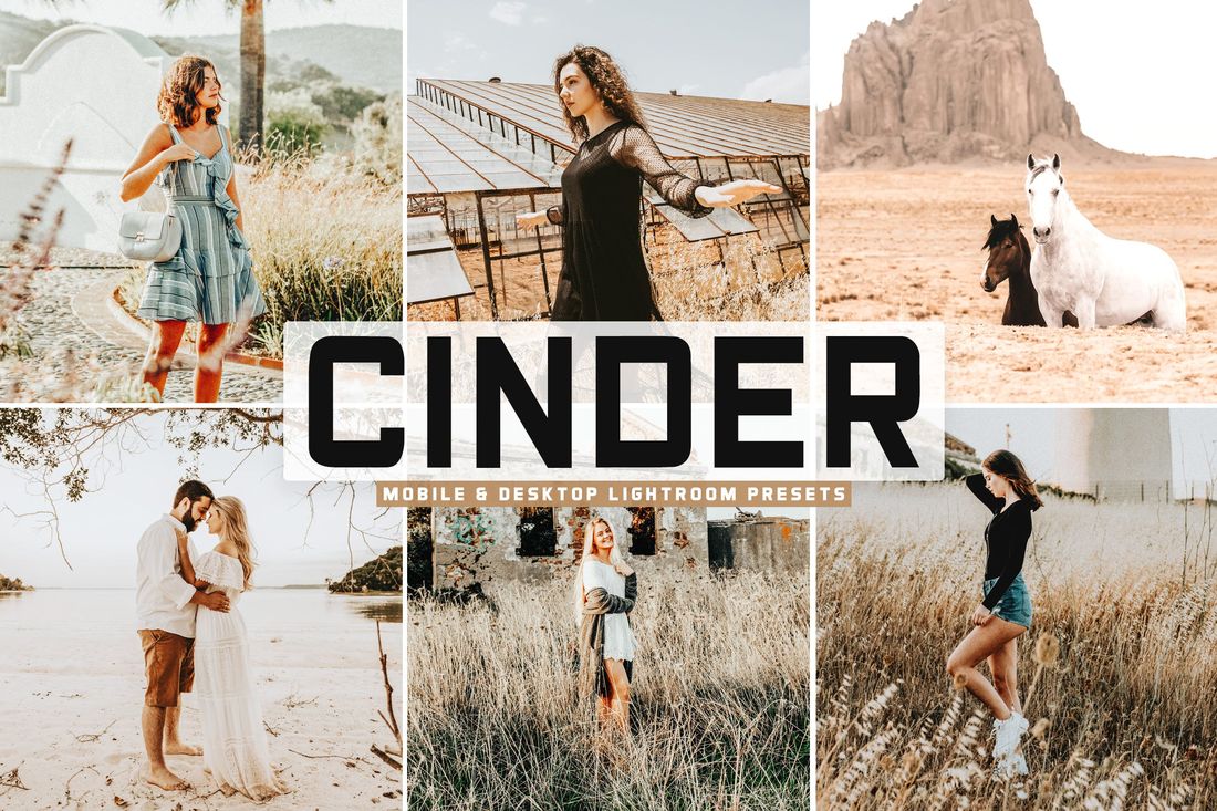 Cinder Mobile & Desktop Lightroom Presets