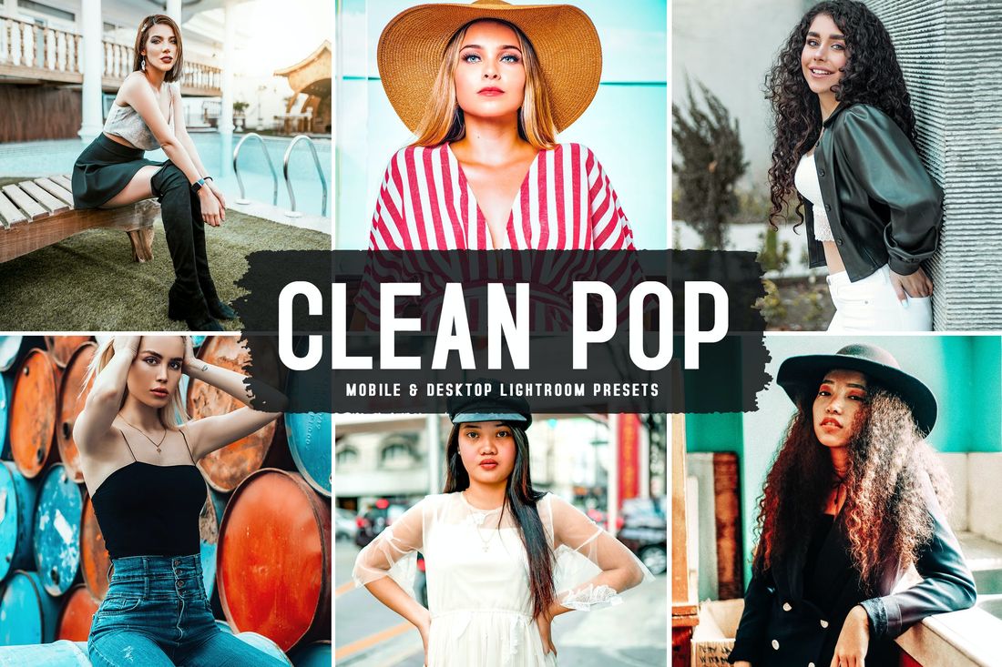 Clean Pop Mobile & Desktop Lightroom Presets