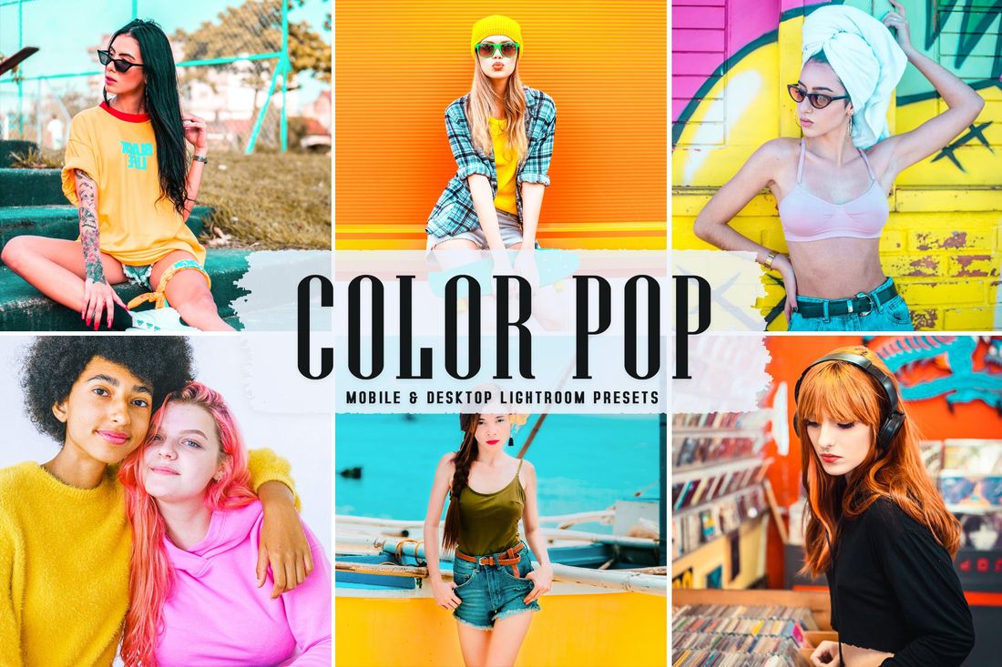 Color Pop Mobile & Desktop Lightroom Presets