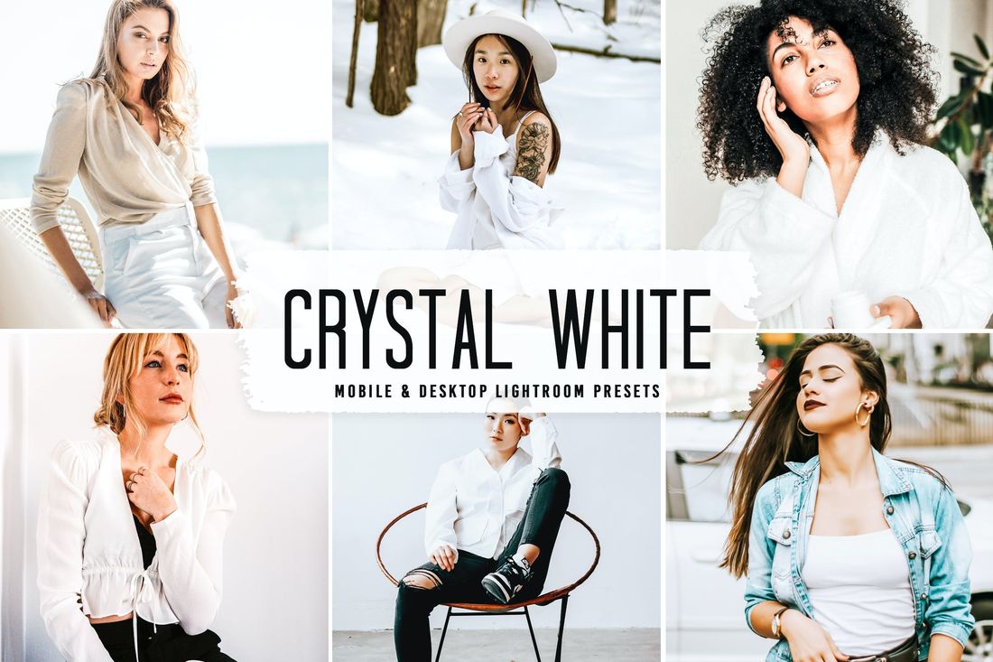 Crystal White Mobile & Desktop Lightroom Presets
