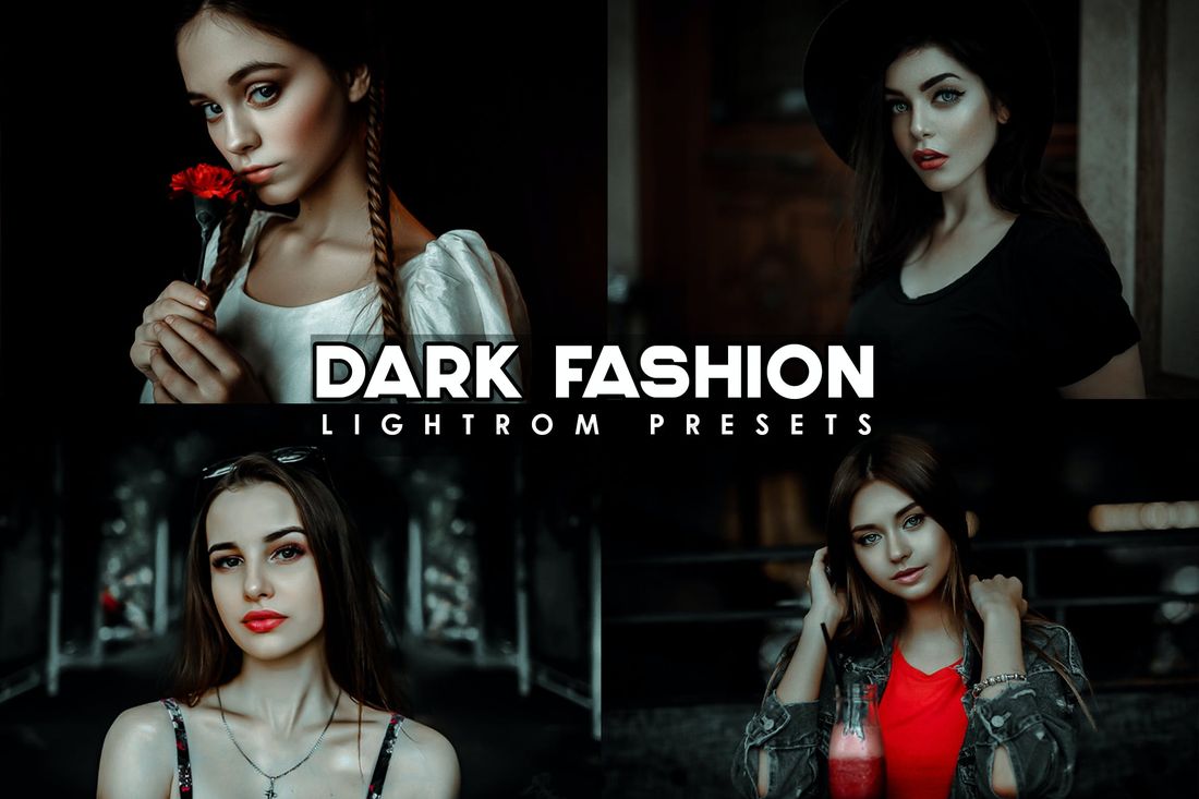 Dark Black Portrait Lightroom Presets