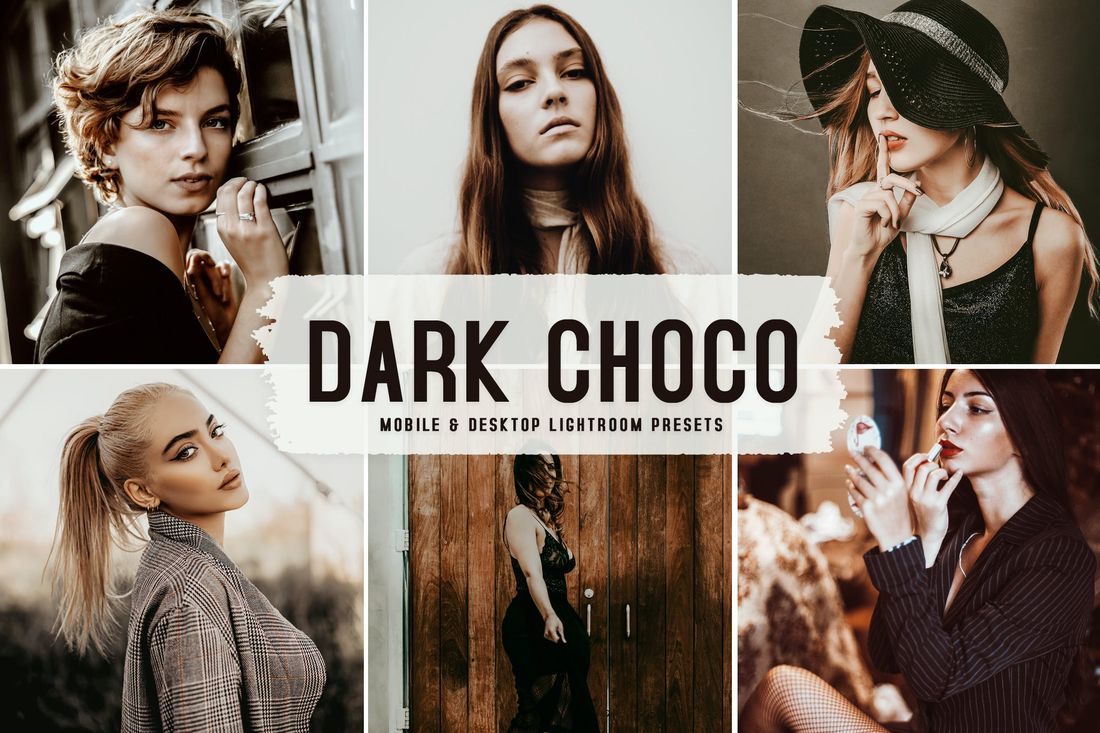 Dark Choco Mobile & Desktop Lightroom Presets