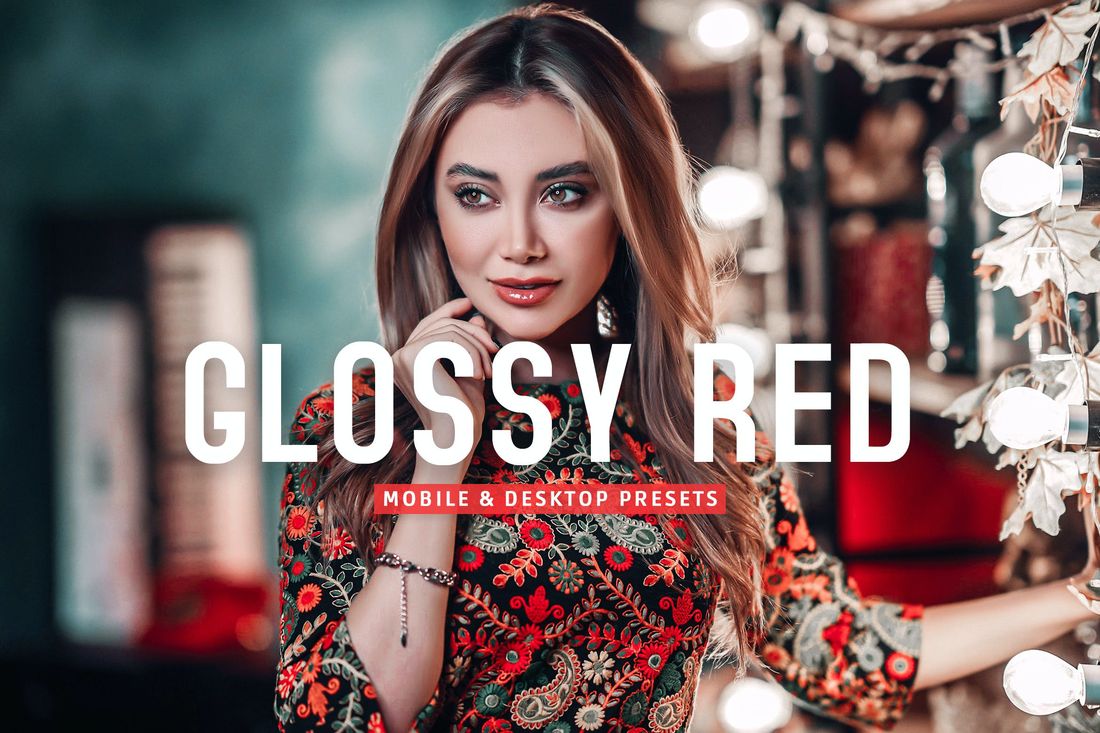 Glossy Red Mobile & Desktop Lightroom Presets