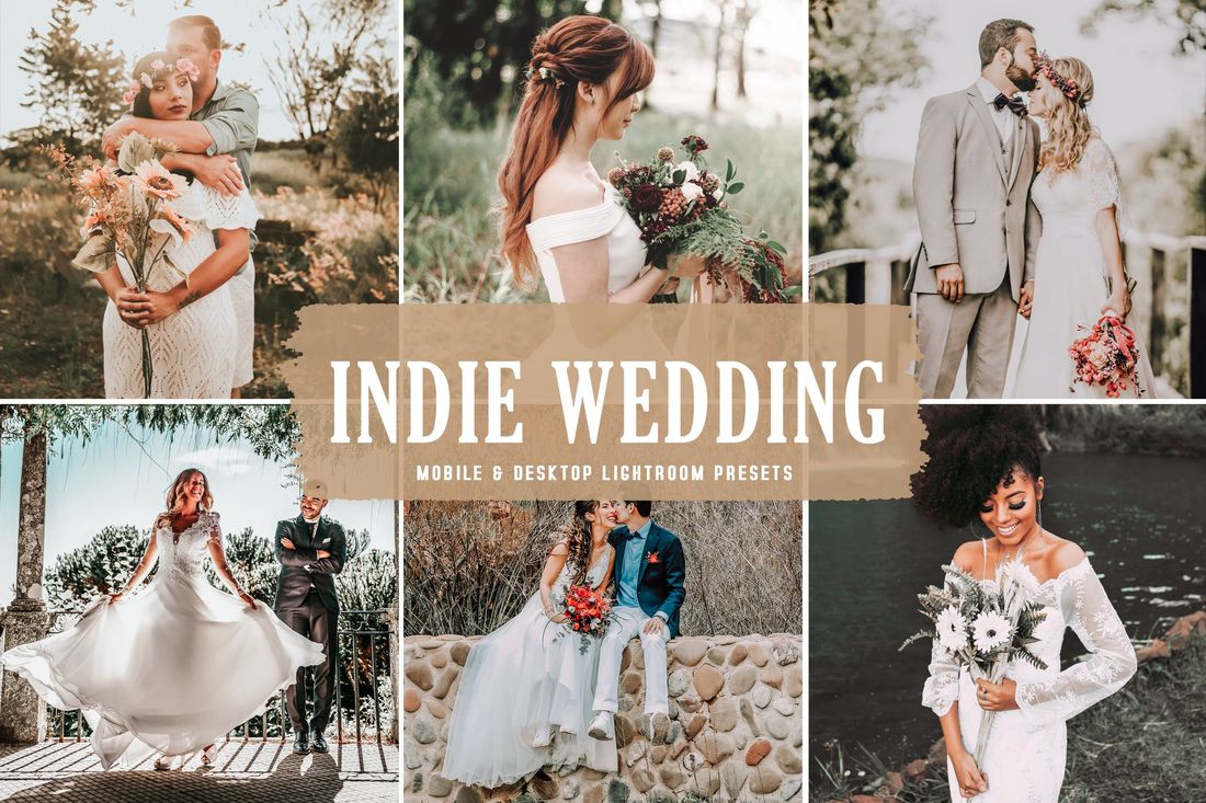 Indie Wedding Mobile & Desktop Lightroom Presets