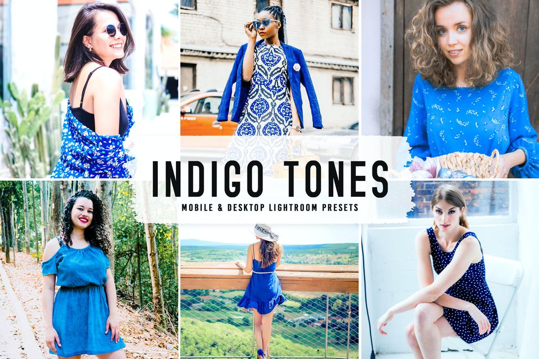 Indigo Tones Mobile & Desktop Lightroom Presets