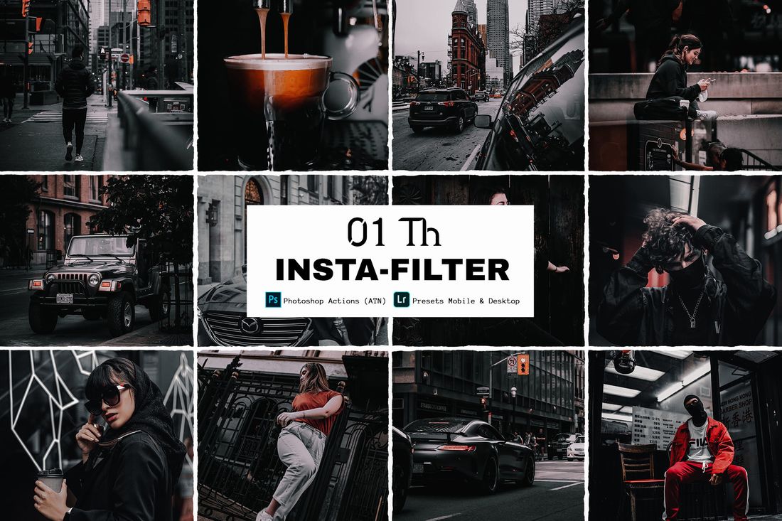 Insta Filter 01Th Black Photoshop & Lightroom