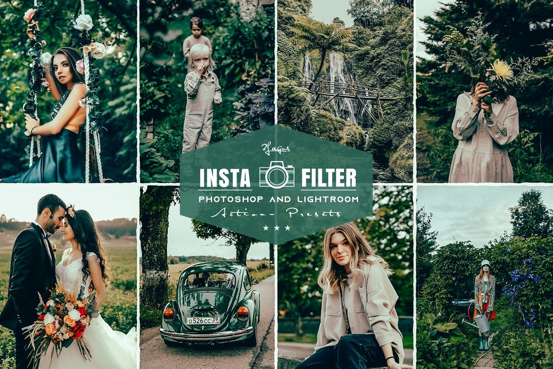 Insta Filter Green Photoshop & Lightroom Presets